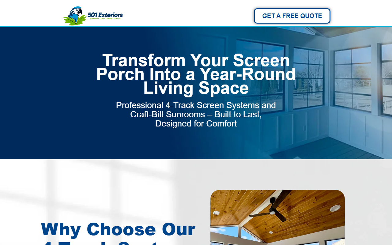 501exteriors.com screenshot