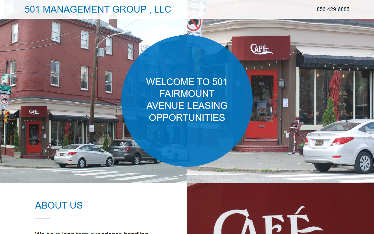 501fairmount.com screenshot