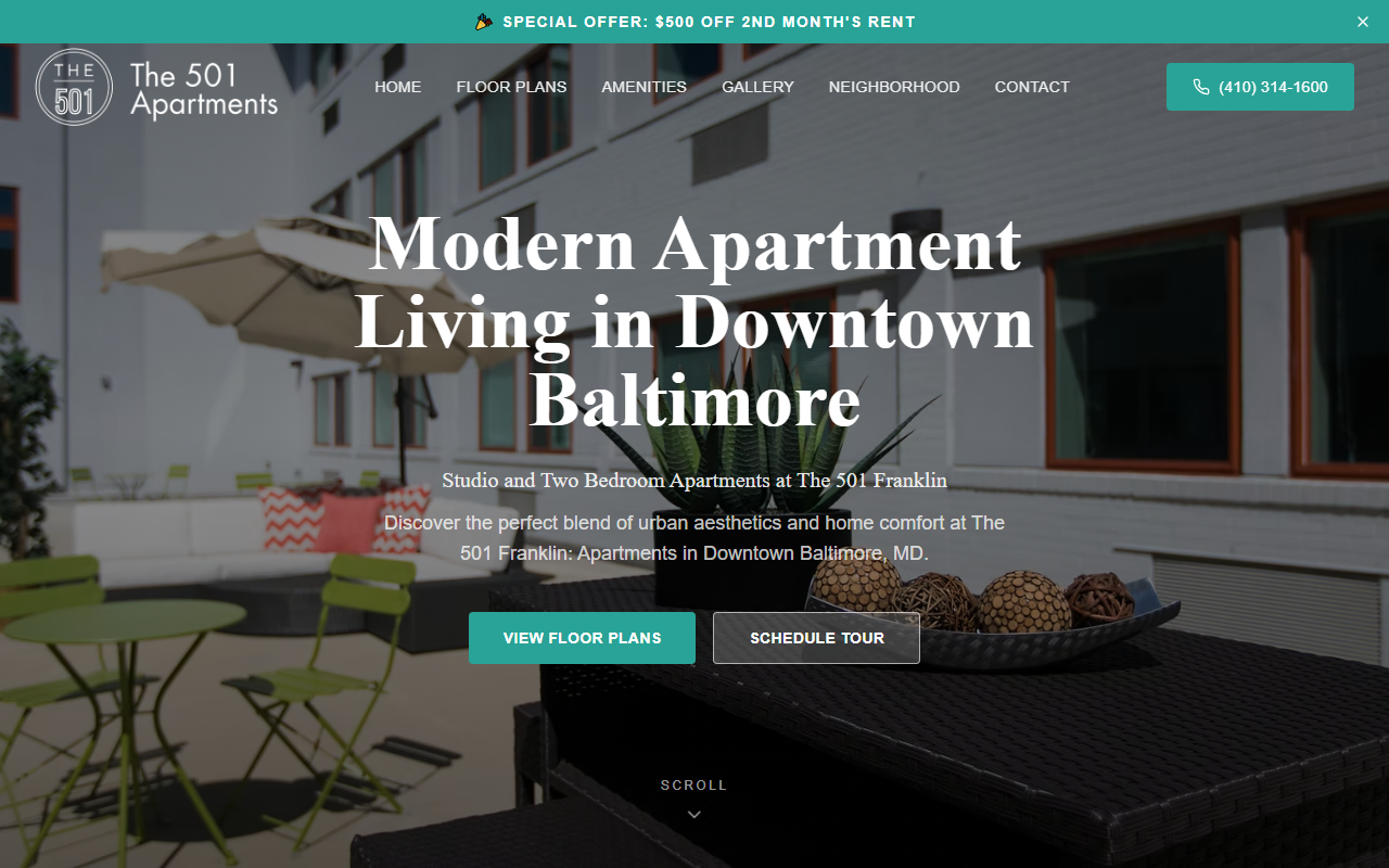 501franklin.com screenshot