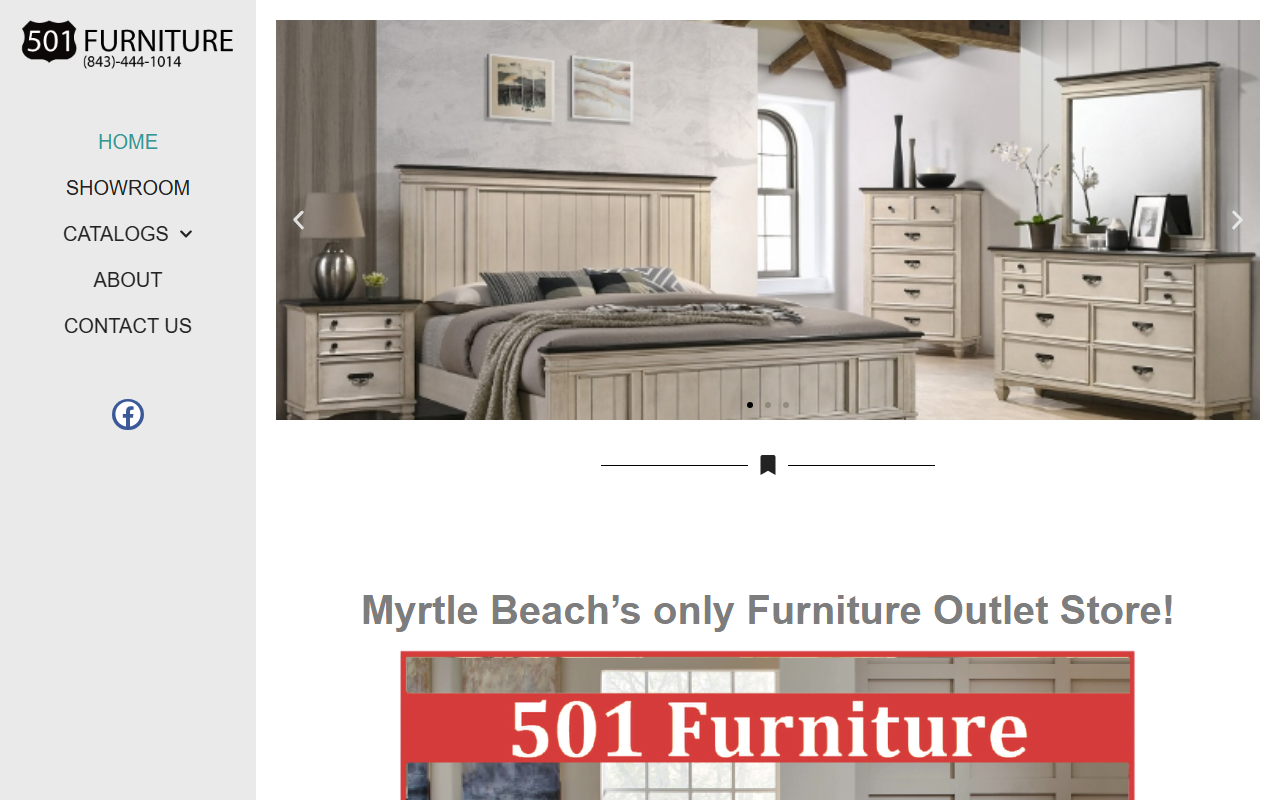 501furniture.com screenshot