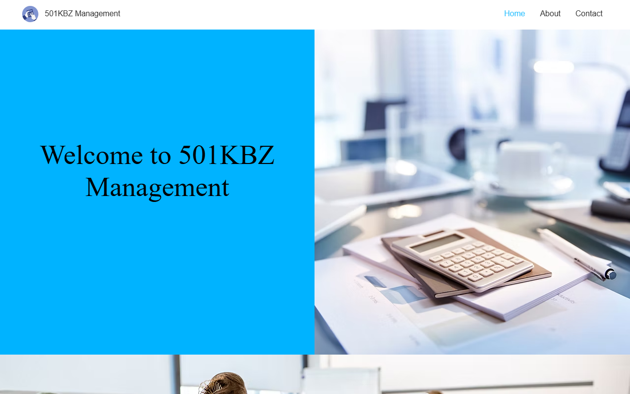 501kbzmanagement.com screenshot