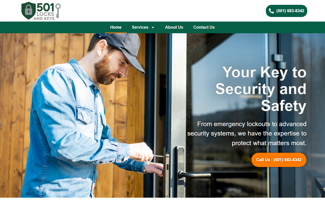 501locksandkeys.com screenshot