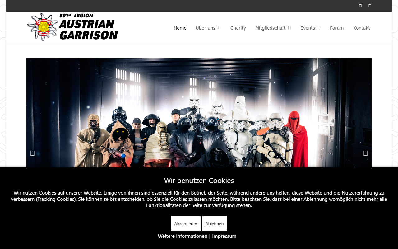 501st-austria.com screenshot