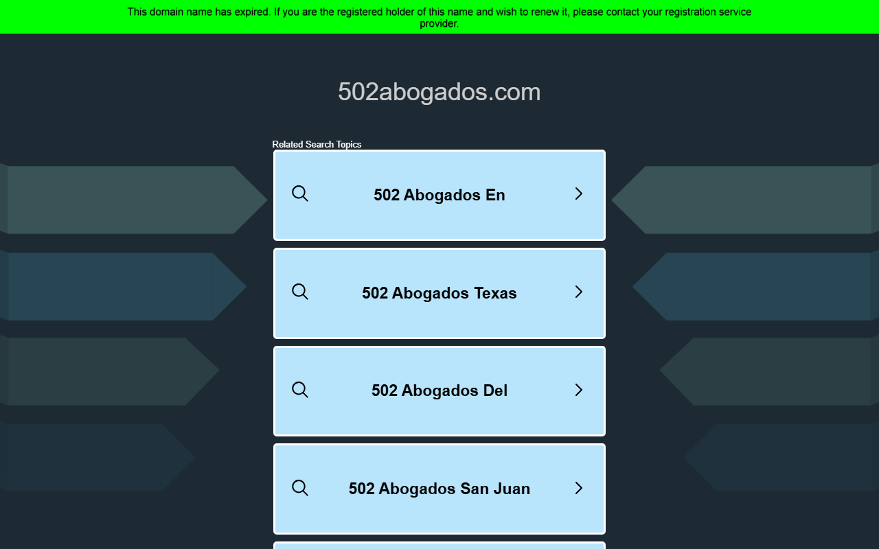 502abogados.com screenshot