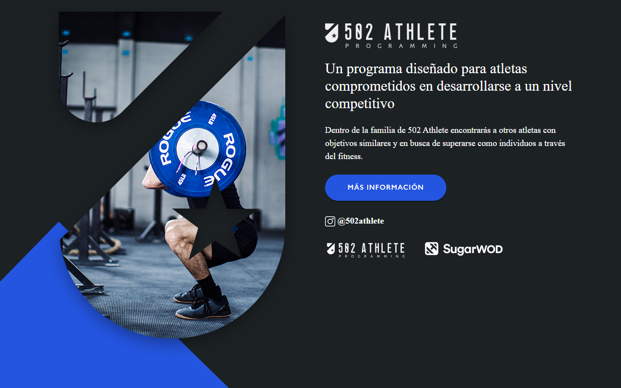 502athlete.com screenshot