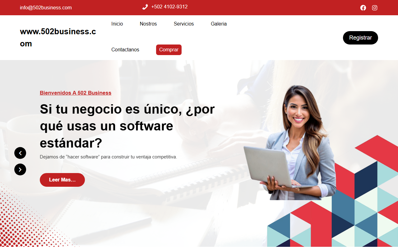 502business.com screenshot