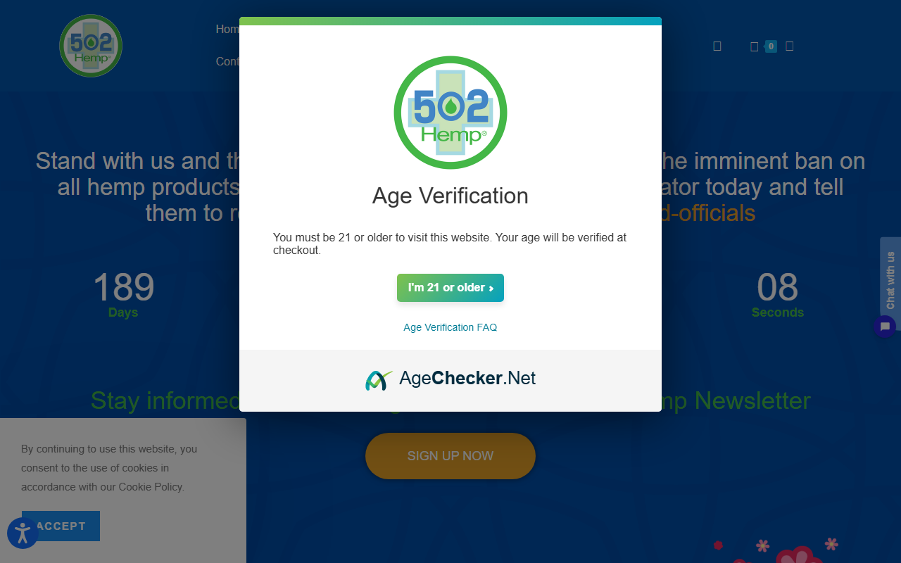 502cannabis.com screenshot