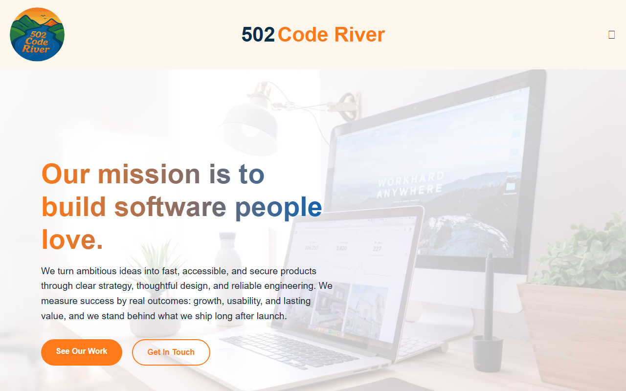 502coderiver.com screenshot
