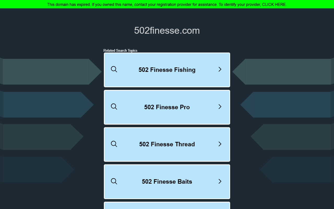 502finesse.com screenshot