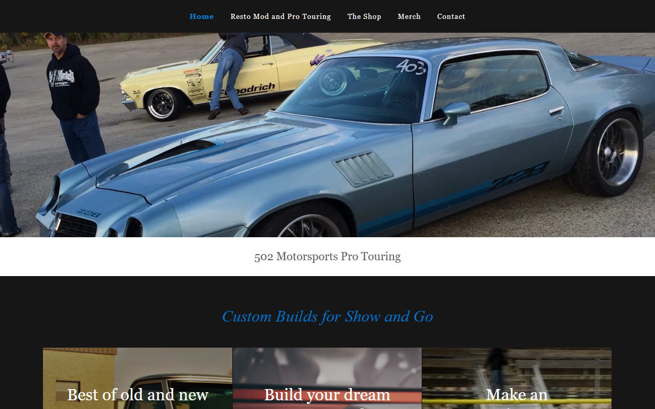 502motorsports.com screenshot