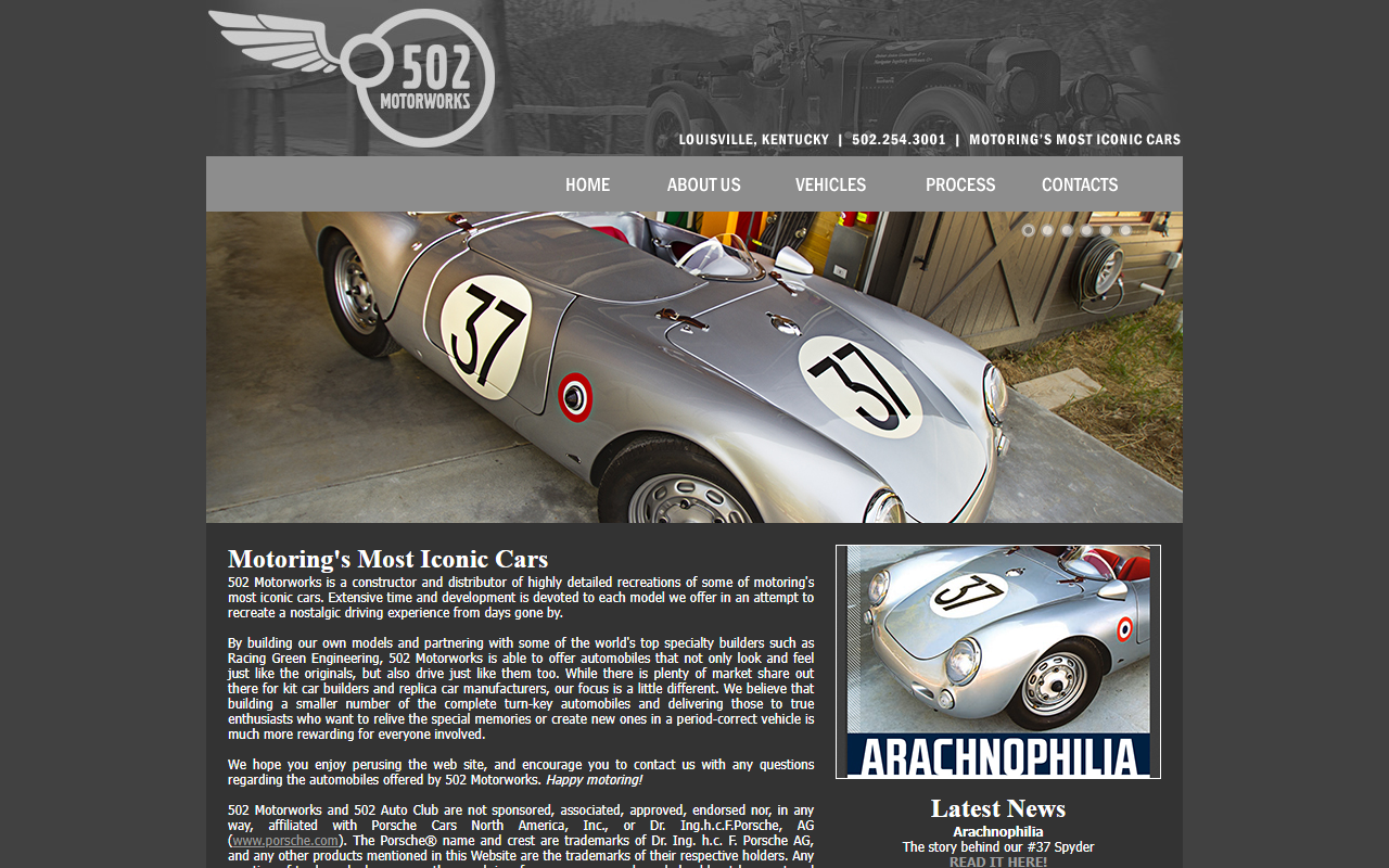502motorworks.com screenshot