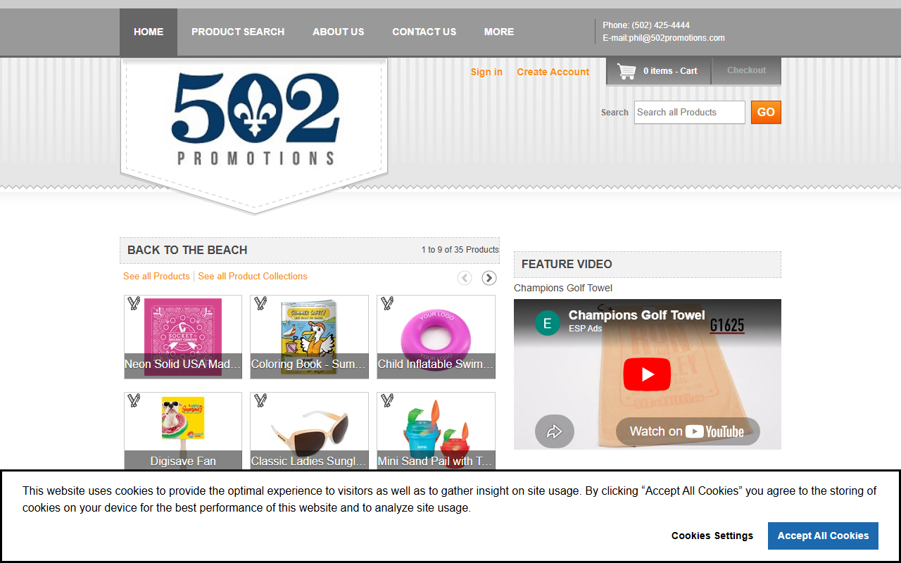 502promotions.com screenshot