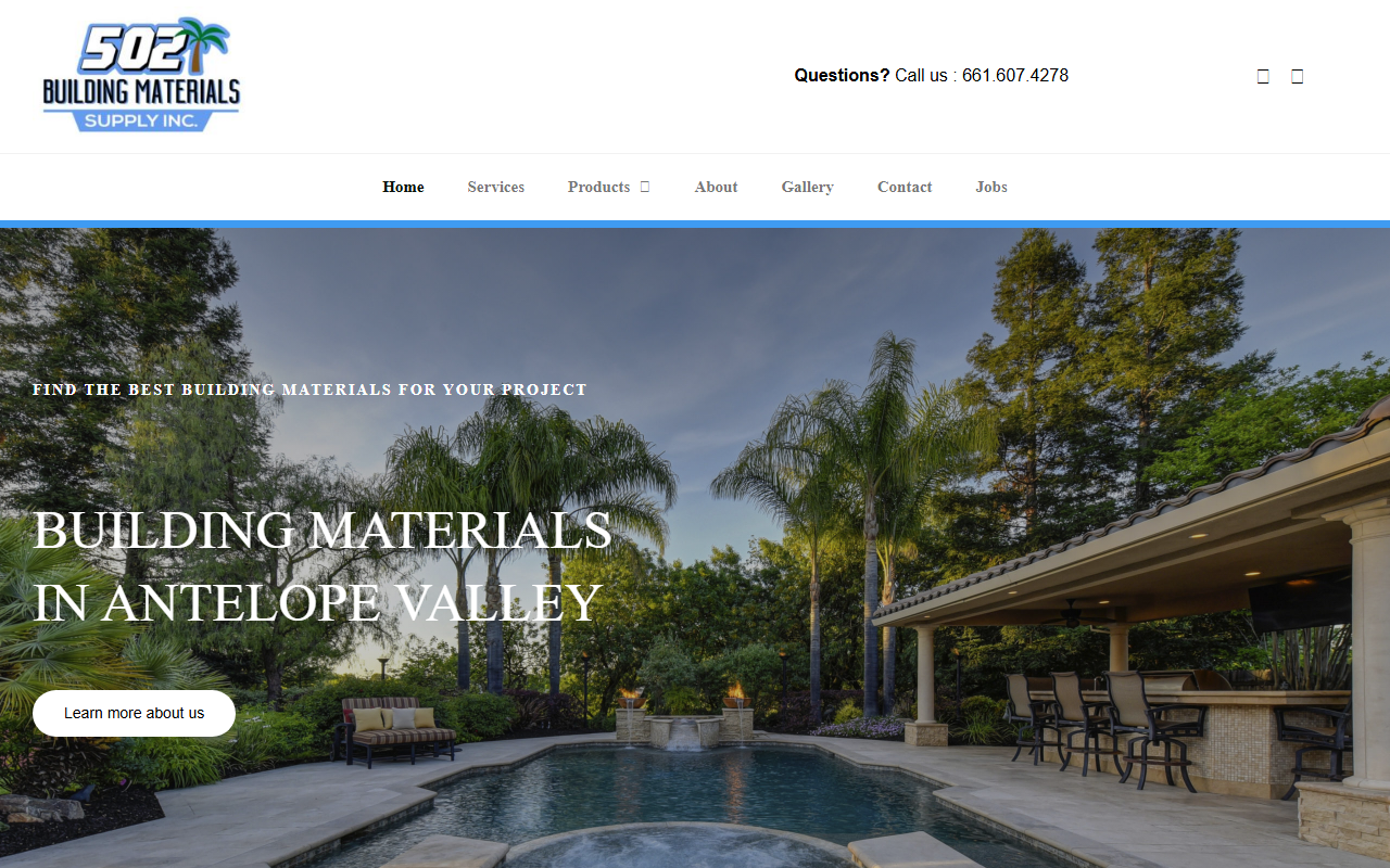 502sandandgravel.com screenshot