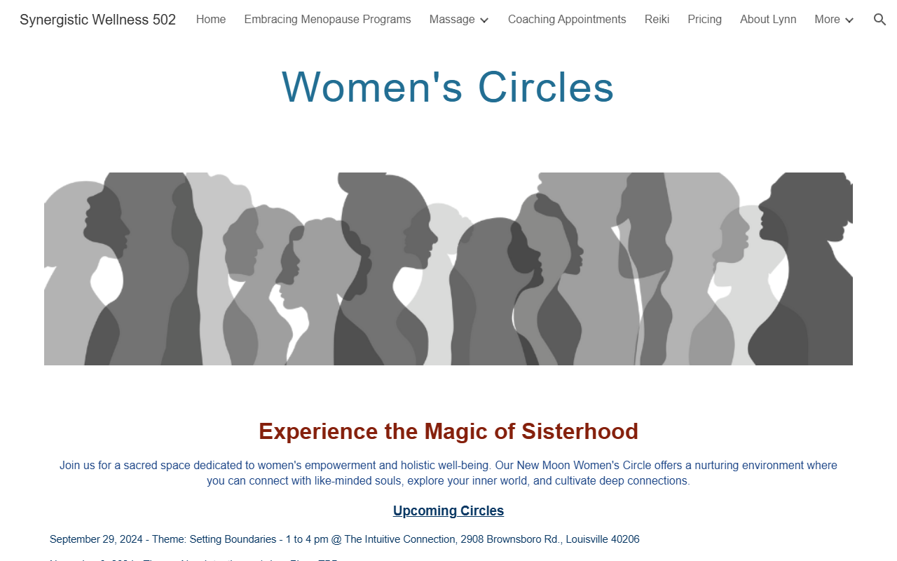 502womenscircle.com screenshot