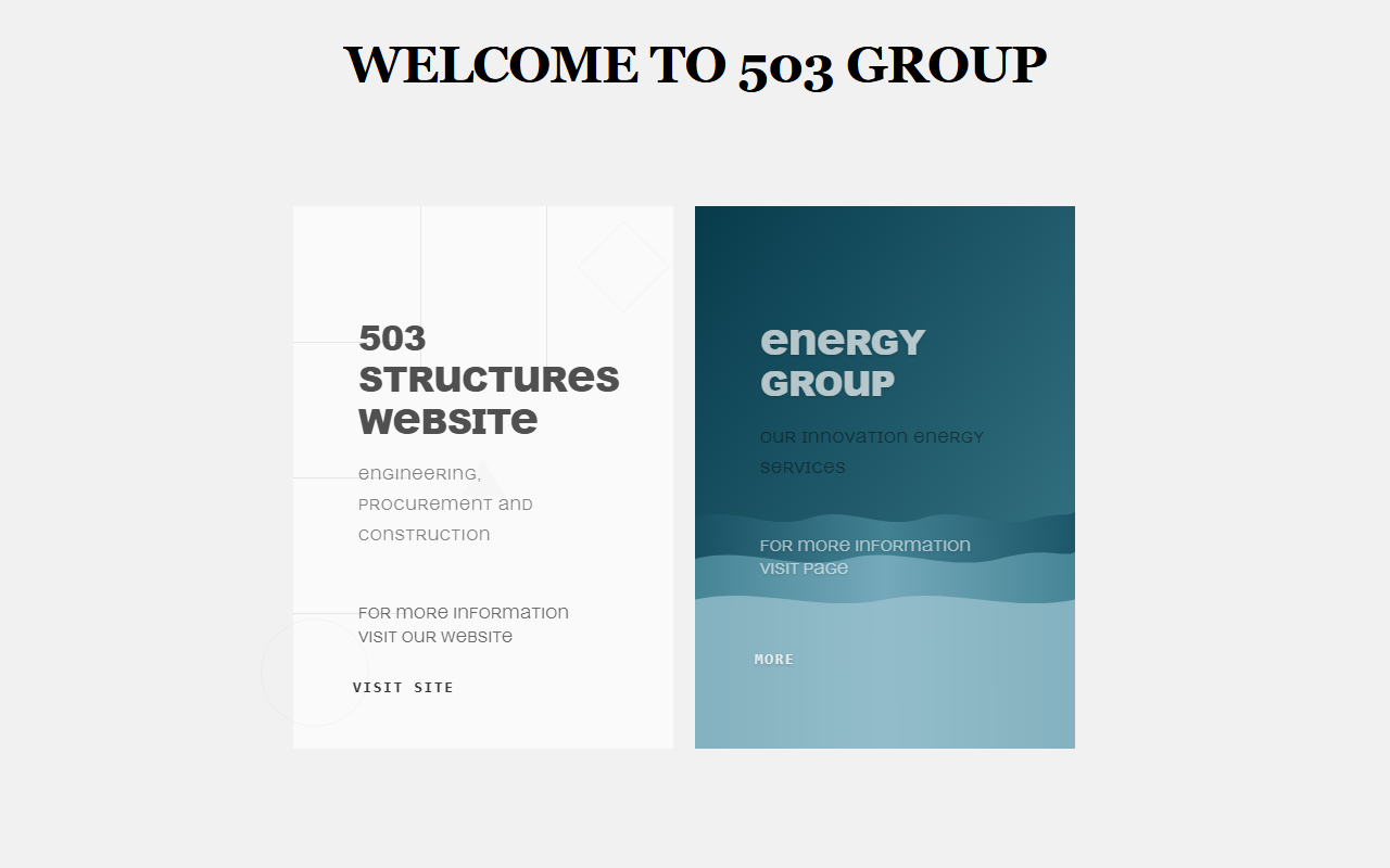 503company.com screenshot