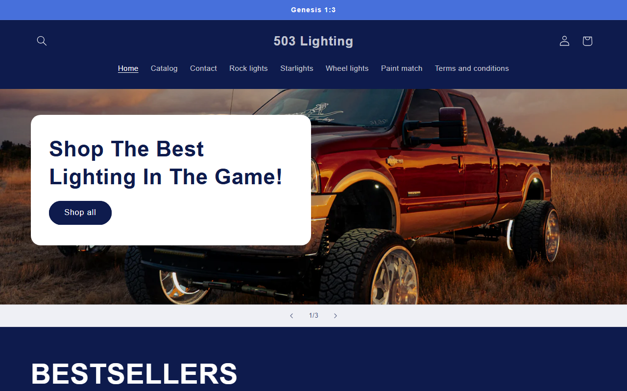 503lighting.com screenshot