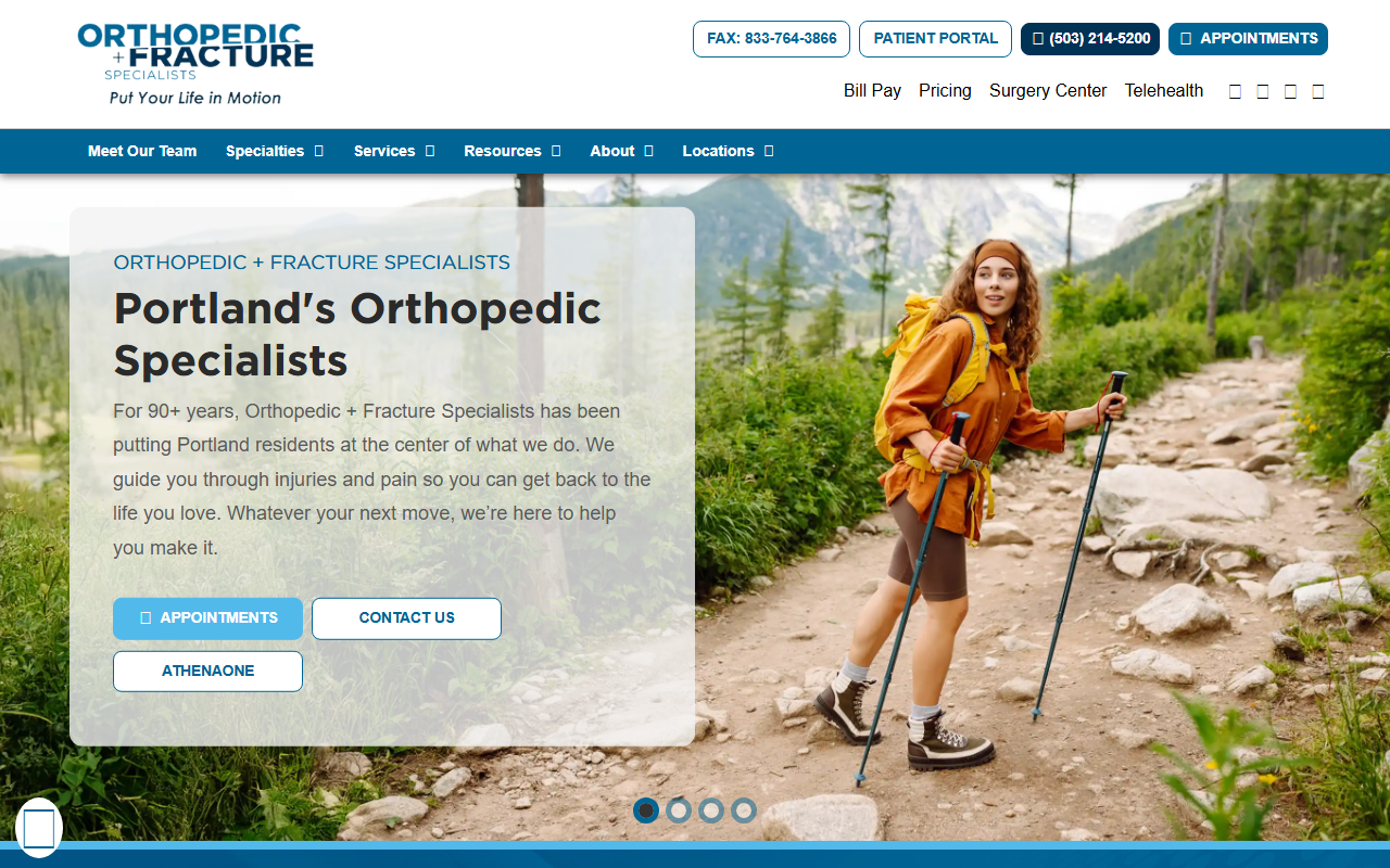 503orthopedics.com screenshot