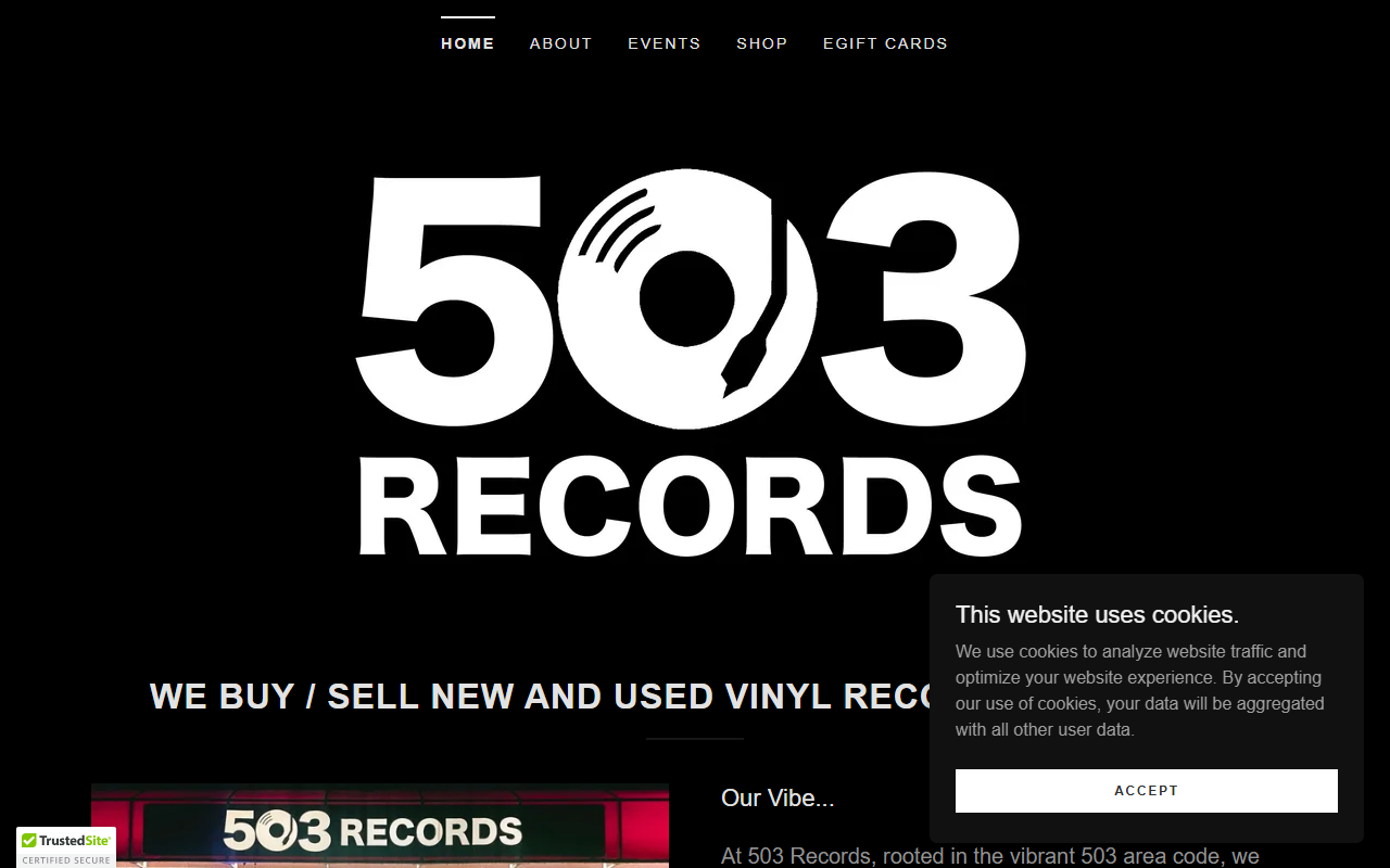 503records.com screenshot