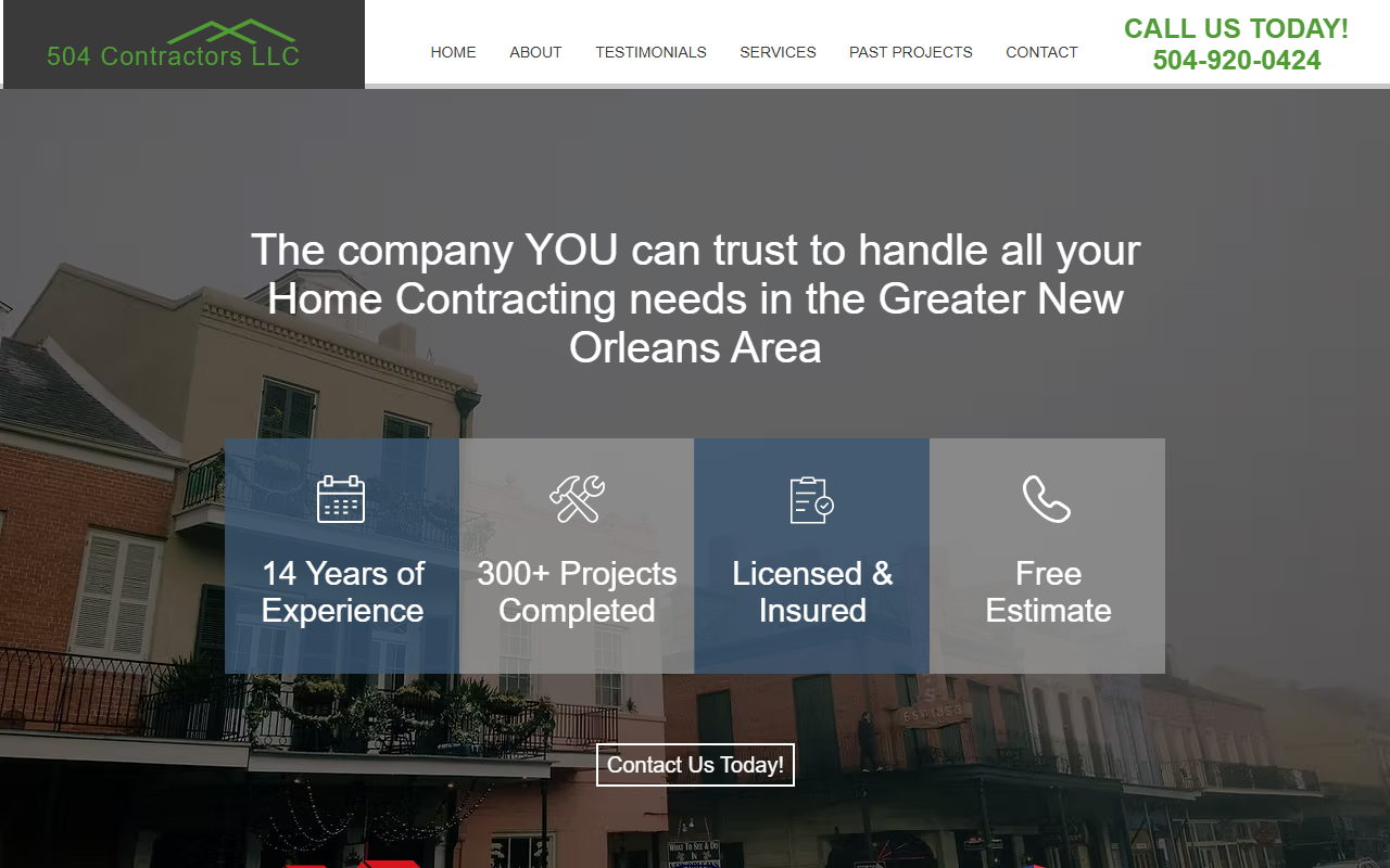 504builders.com screenshot