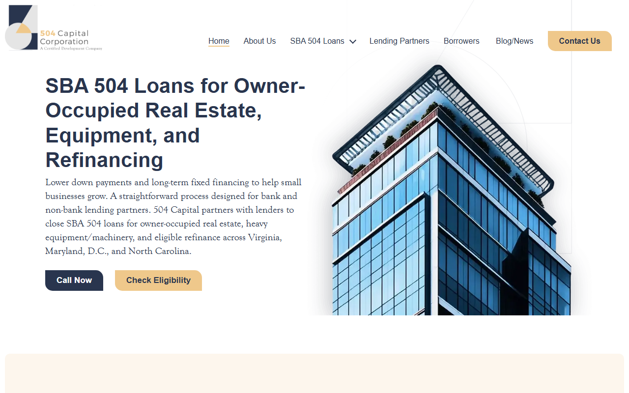 504capcorp.com screenshot