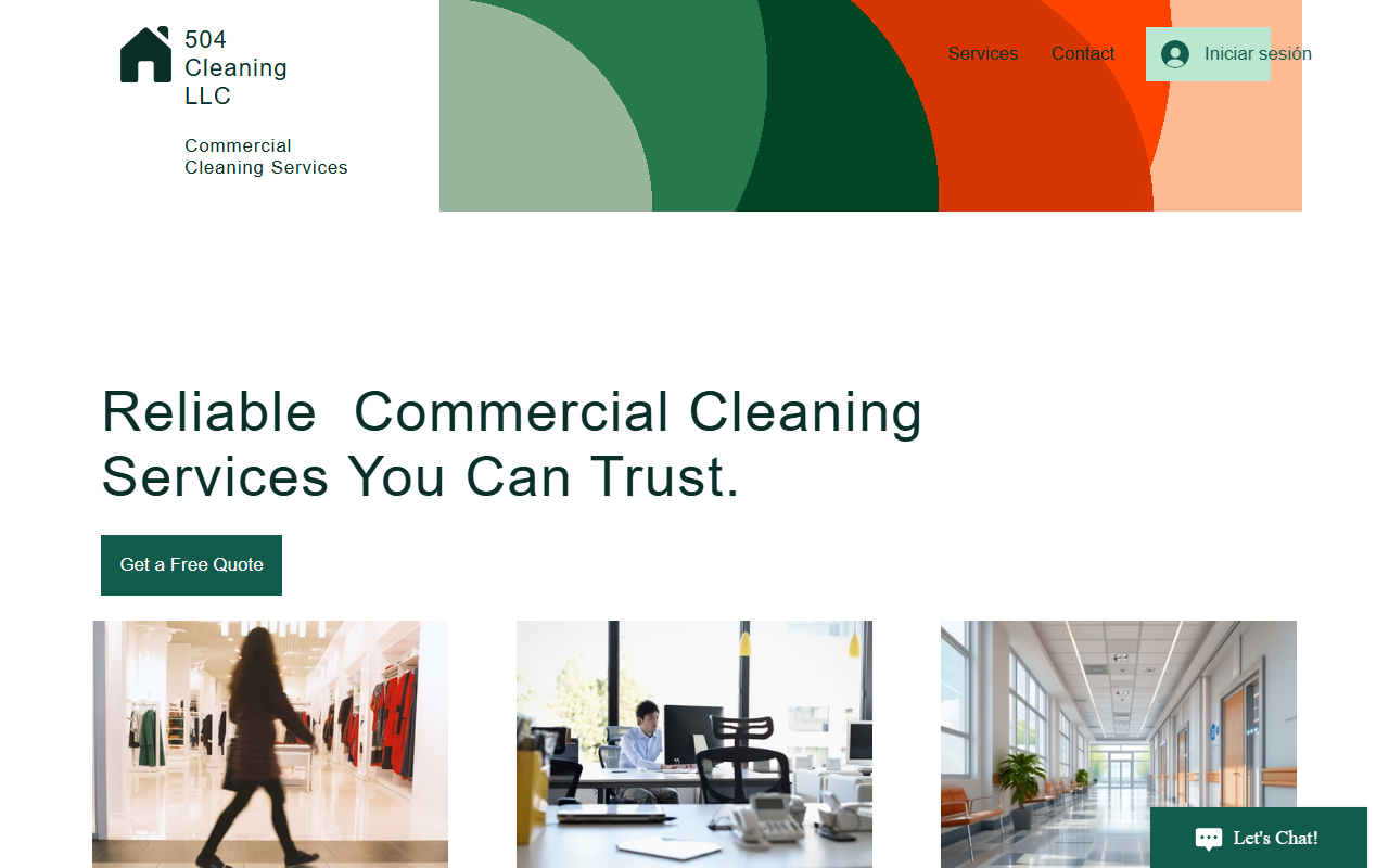 504cleaningllc.com screenshot
