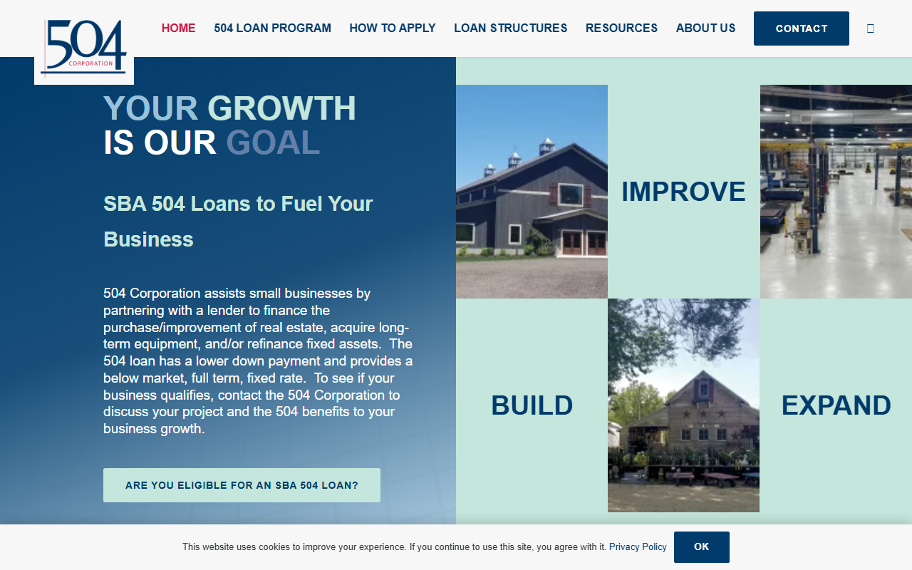 504corporation.com screenshot
