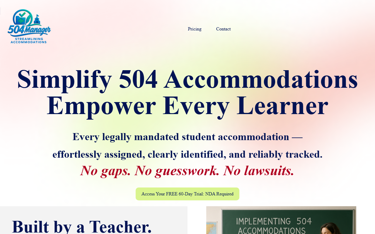 504manager.com screenshot