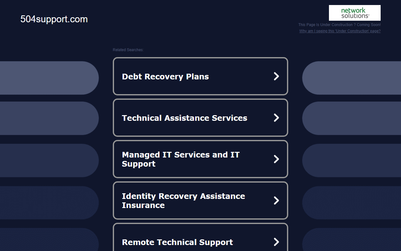 504support.com screenshot