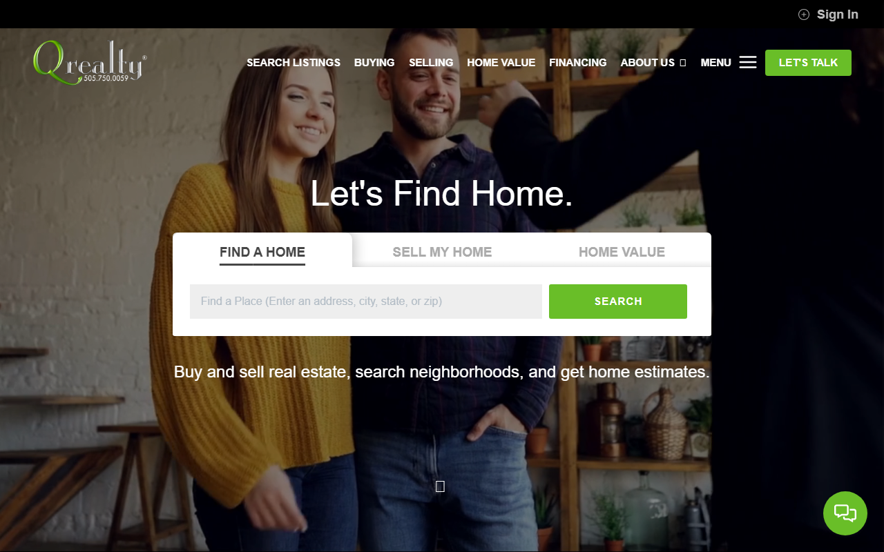 505abqhomes.com screenshot