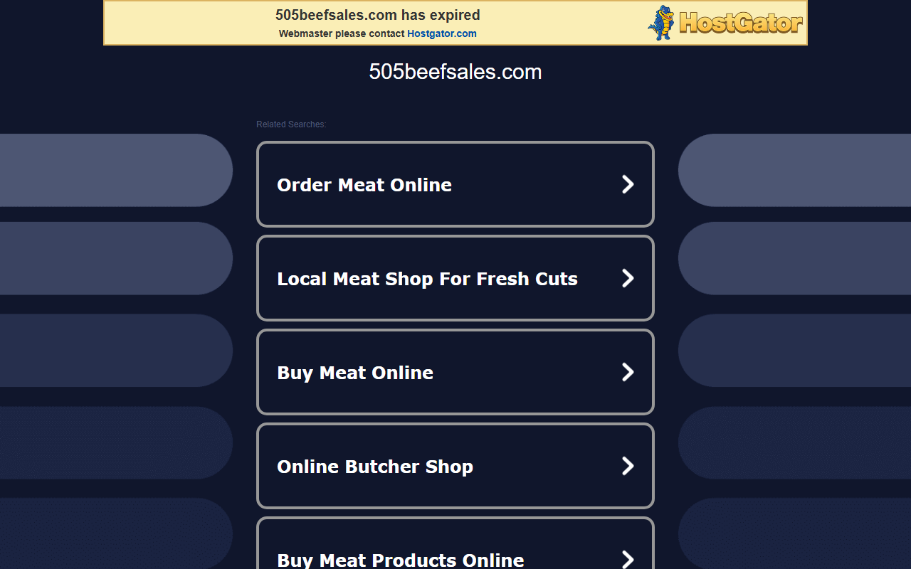 505beefsales.com screenshot