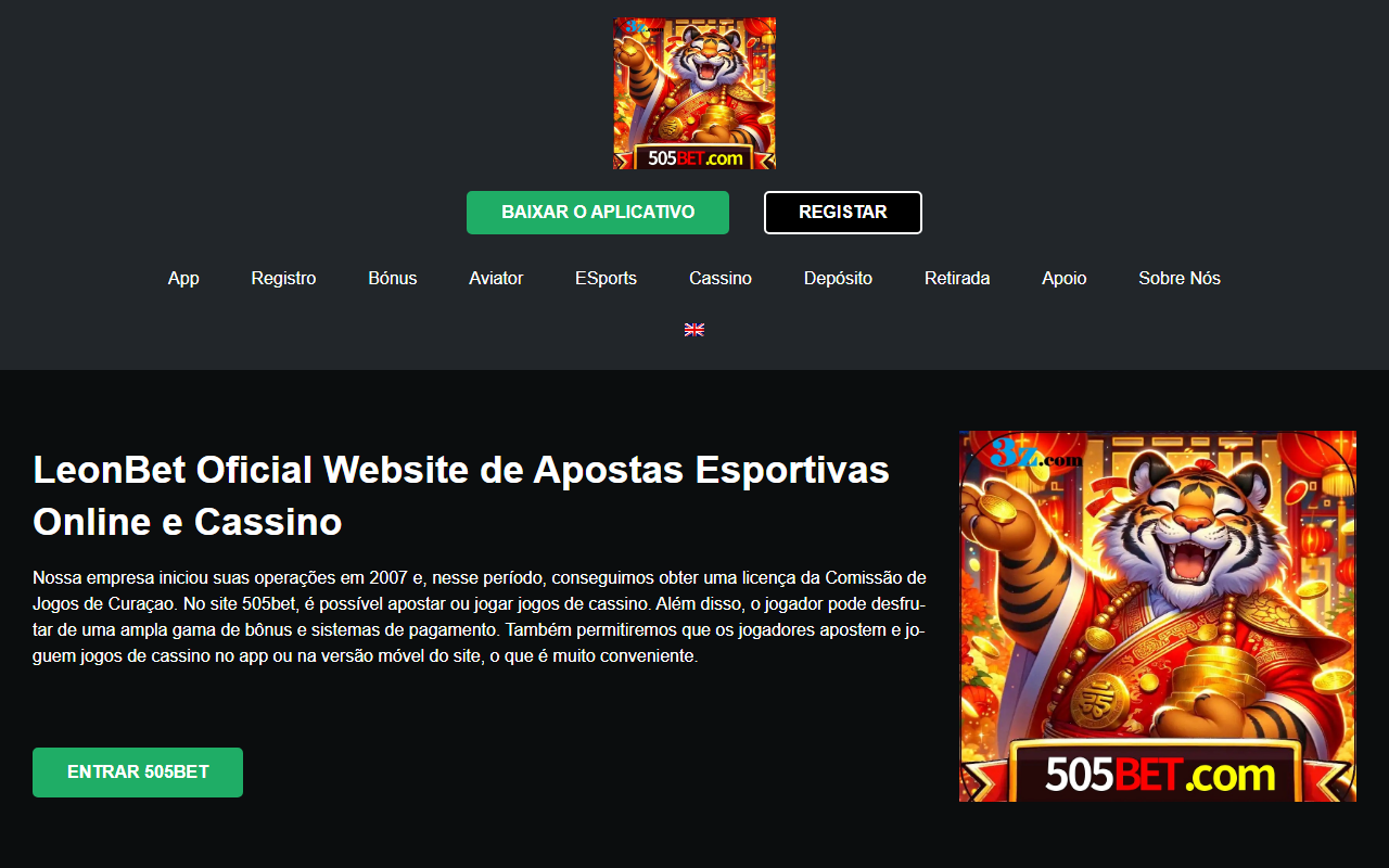 505betbaixar.com screenshot