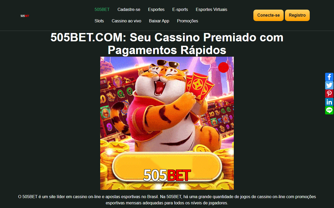 505betbrazil.com screenshot