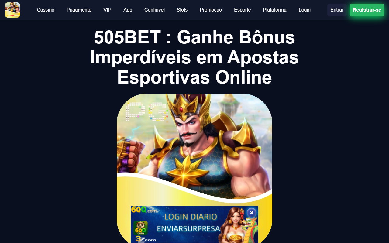505betesports.com screenshot