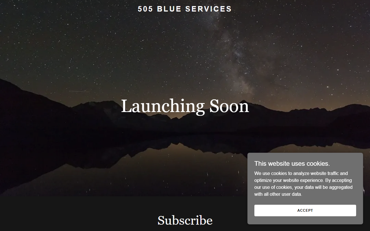 505blueservices.com screenshot