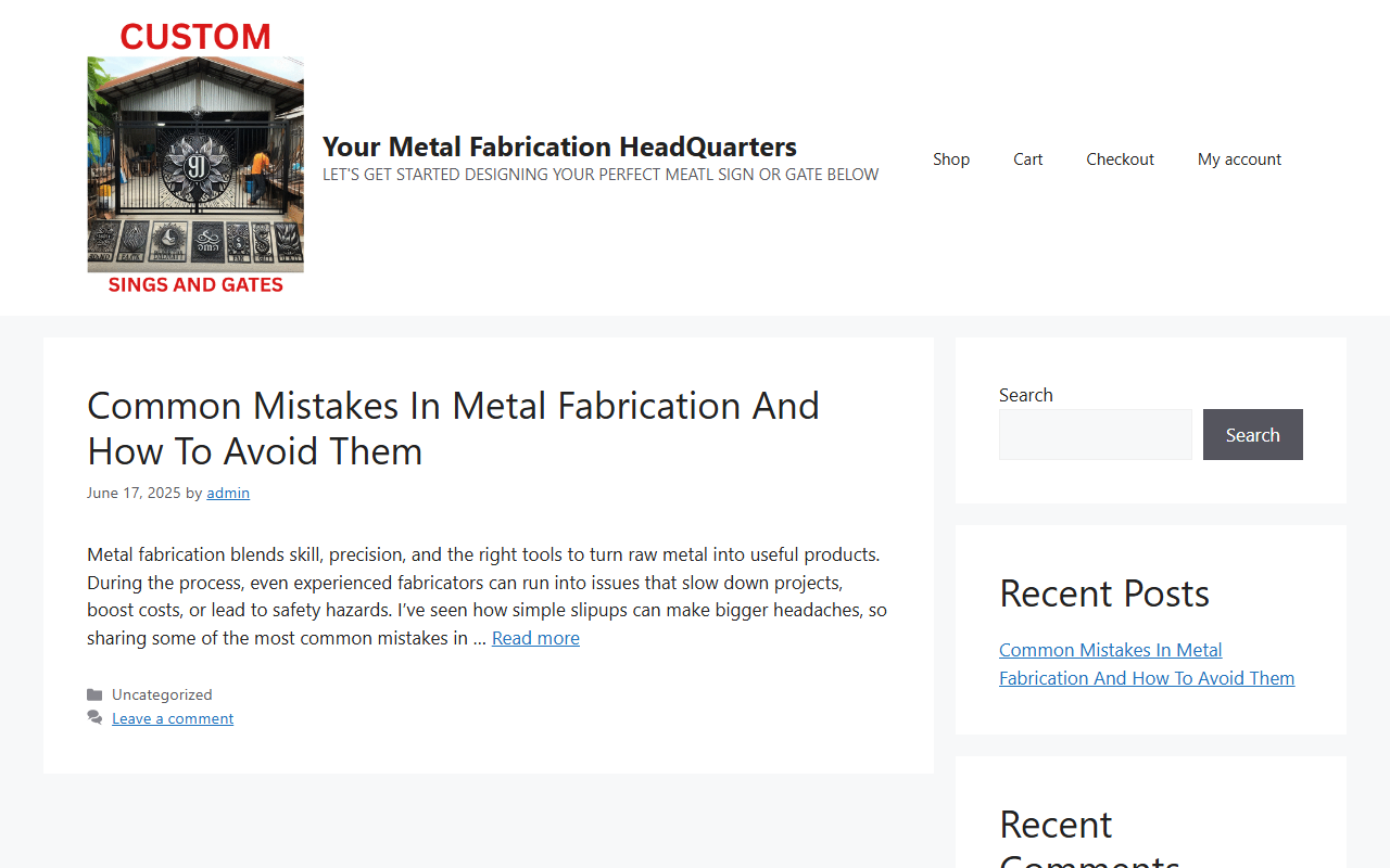 505fabrication.com screenshot