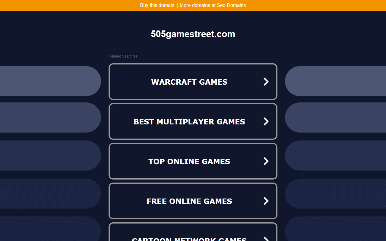 505gamestreet.com screenshot