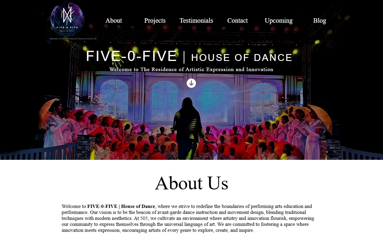 505houseofdance.com screenshot