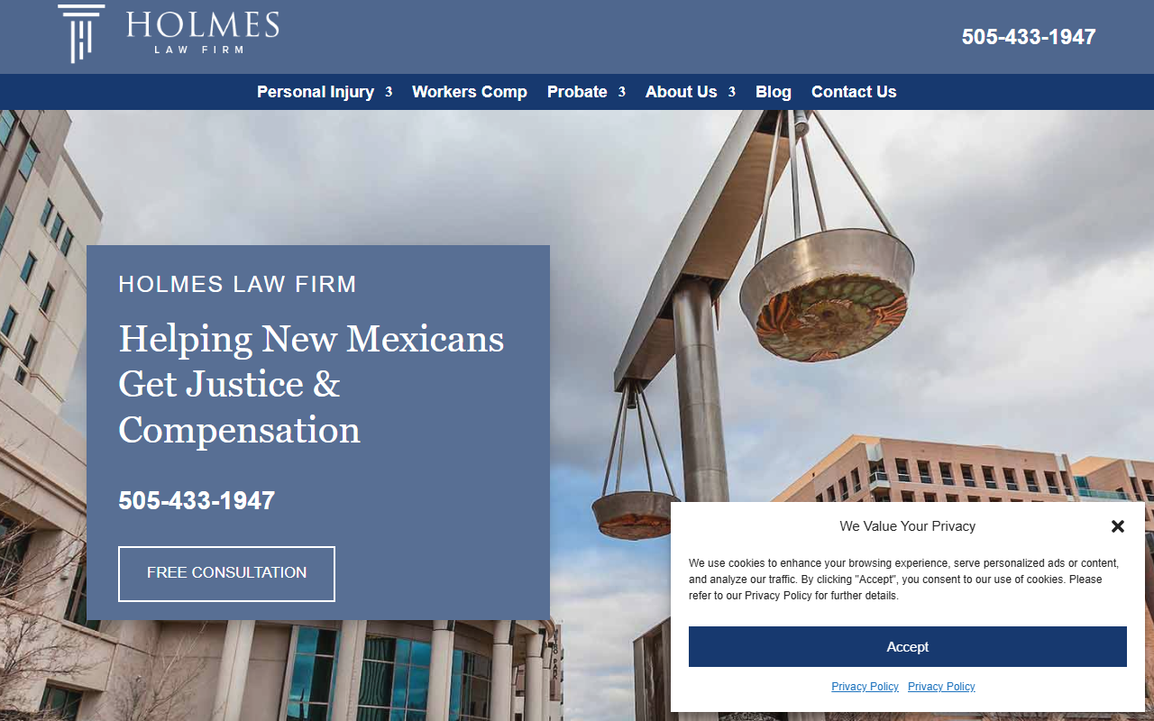 505injurylaw.com screenshot