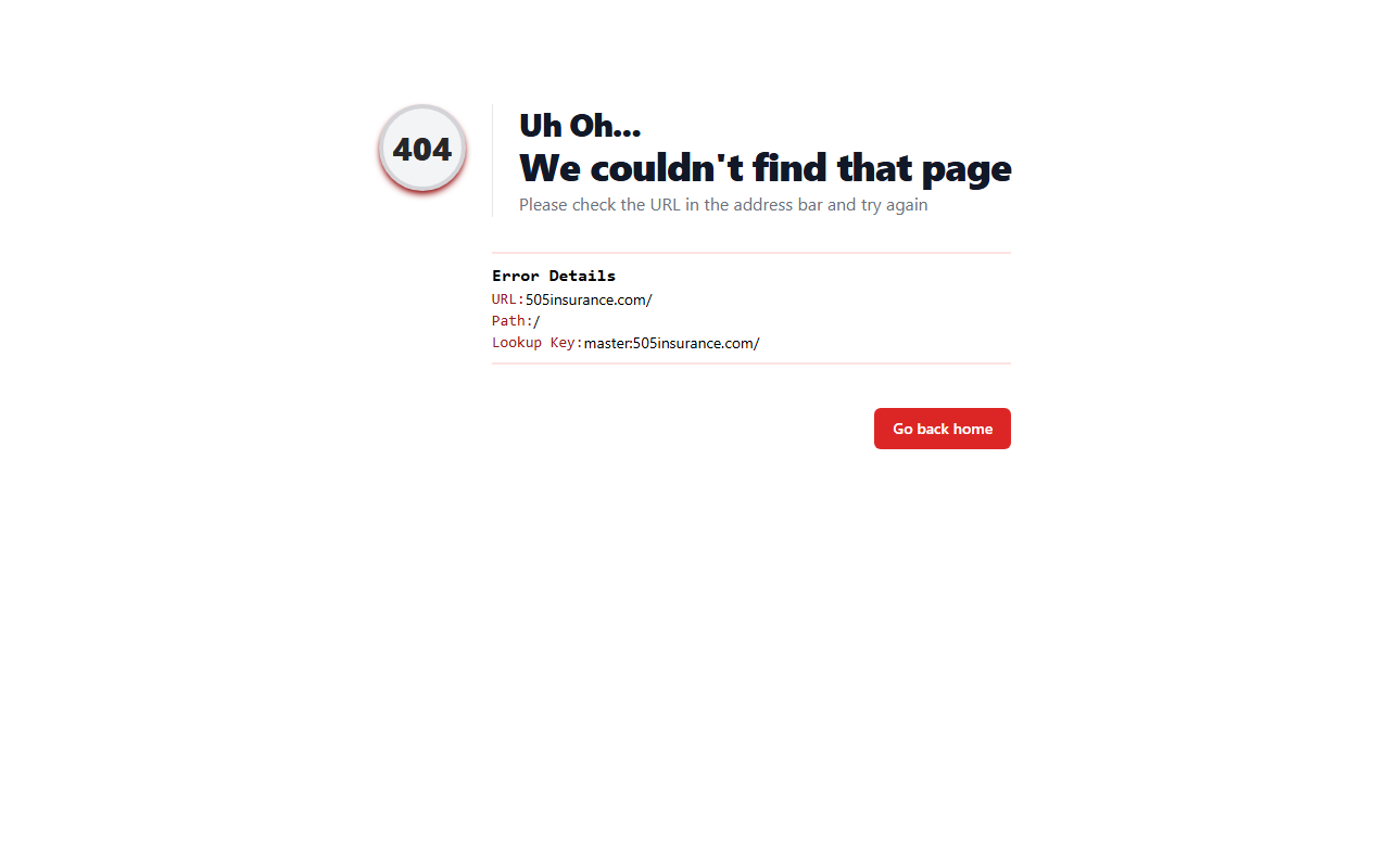 505insurance.com screenshot
