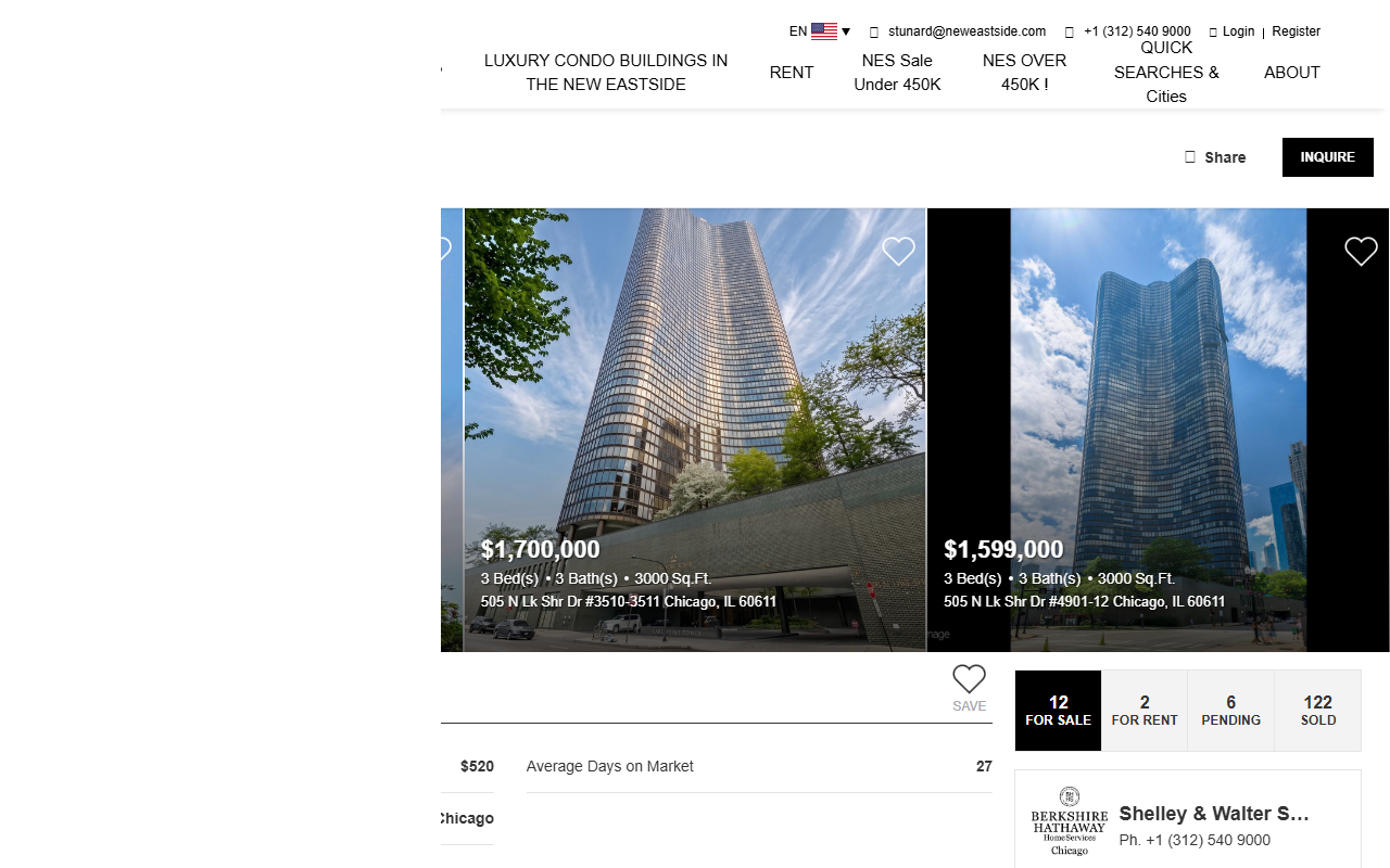505lakeshore.com screenshot