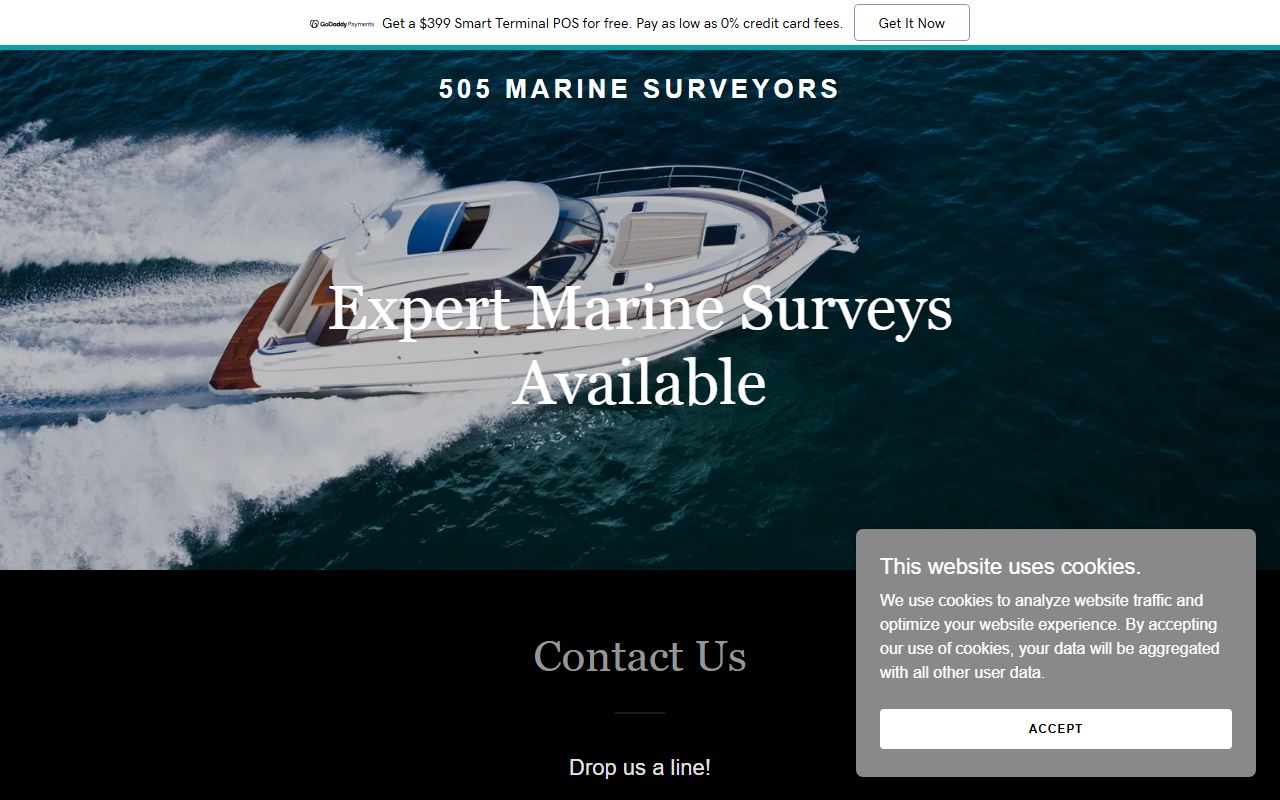 505marinesurvey.com screenshot