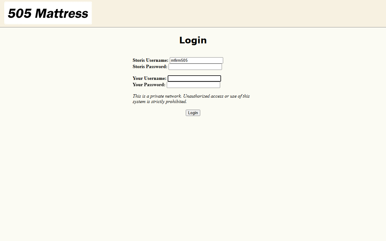 505mattress.com screenshot