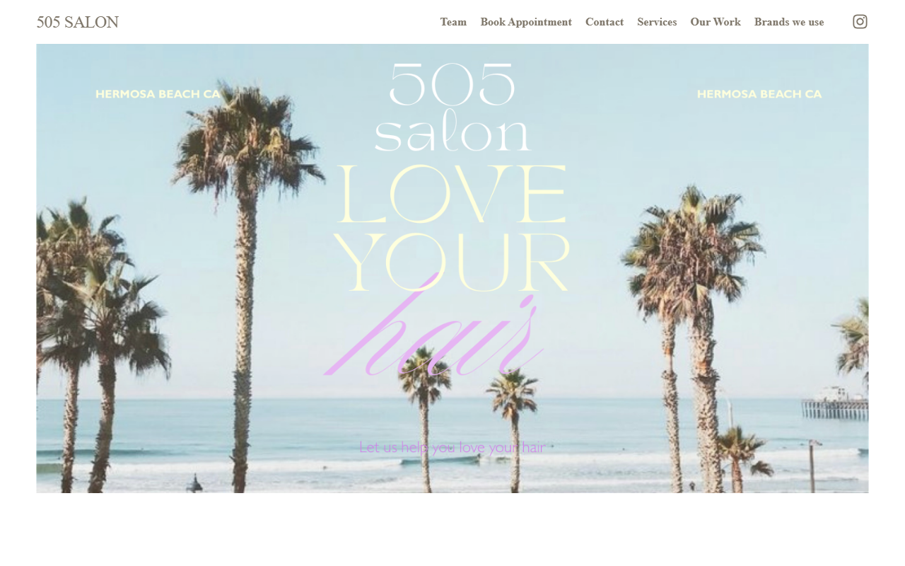505salonhb.com screenshot
