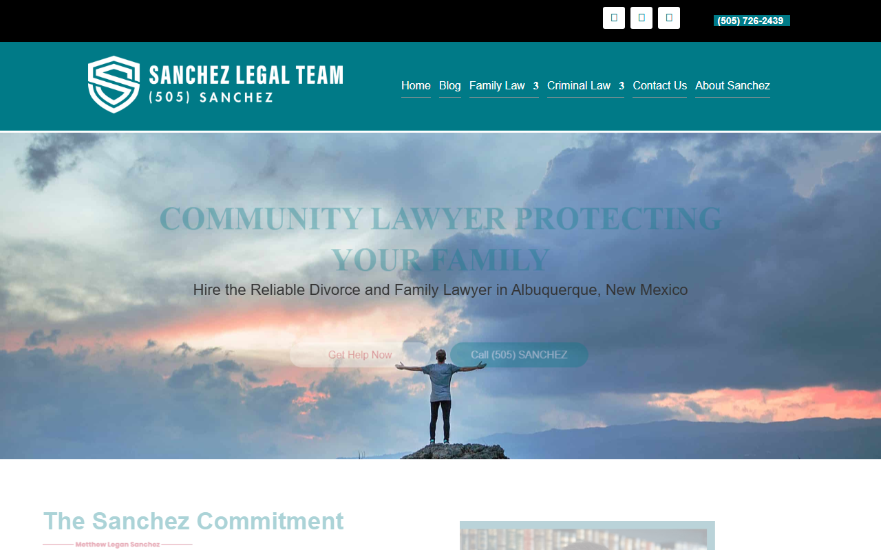 505sanchez.com screenshot