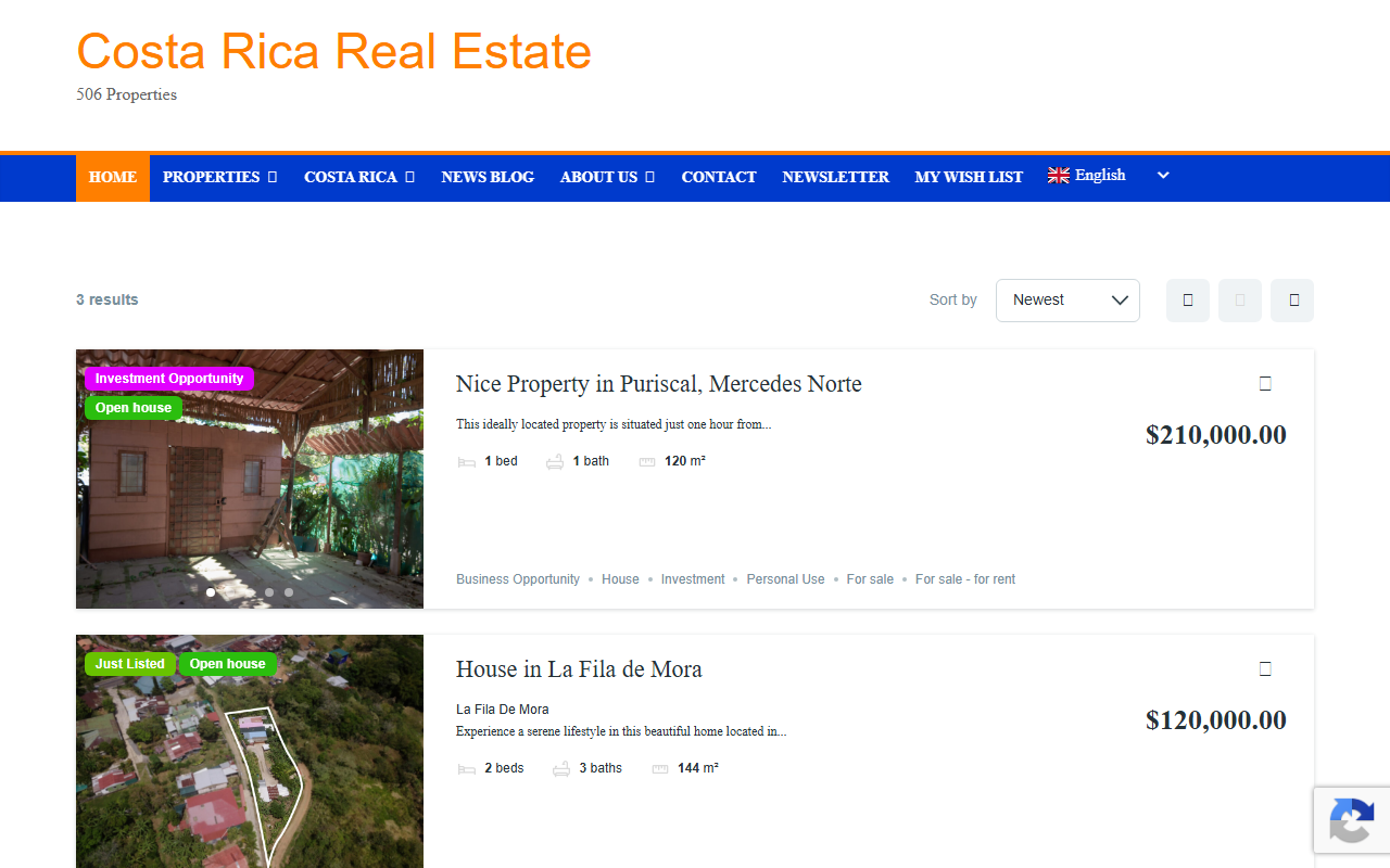506properties.com screenshot