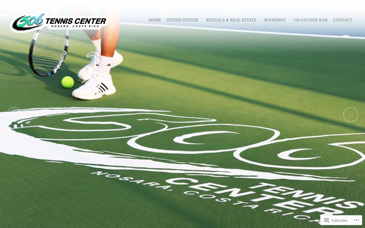 506tenniscenter.com screenshot