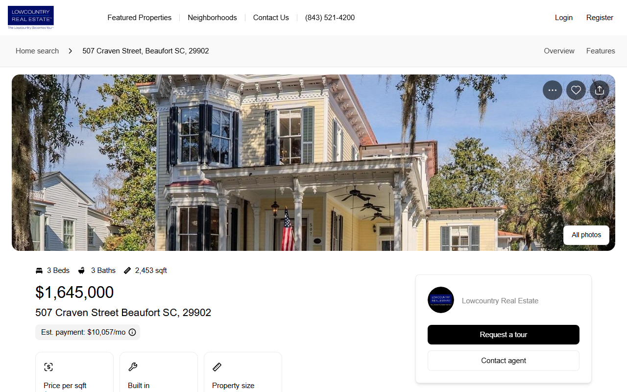507cravenstreet.com screenshot