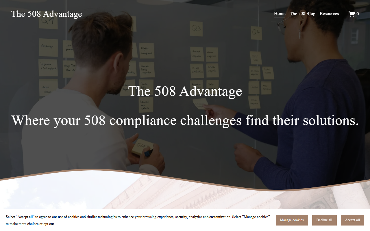 508advantage.com screenshot