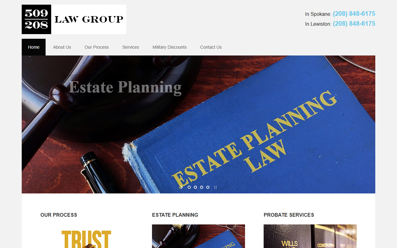 509208lawgroup.com screenshot