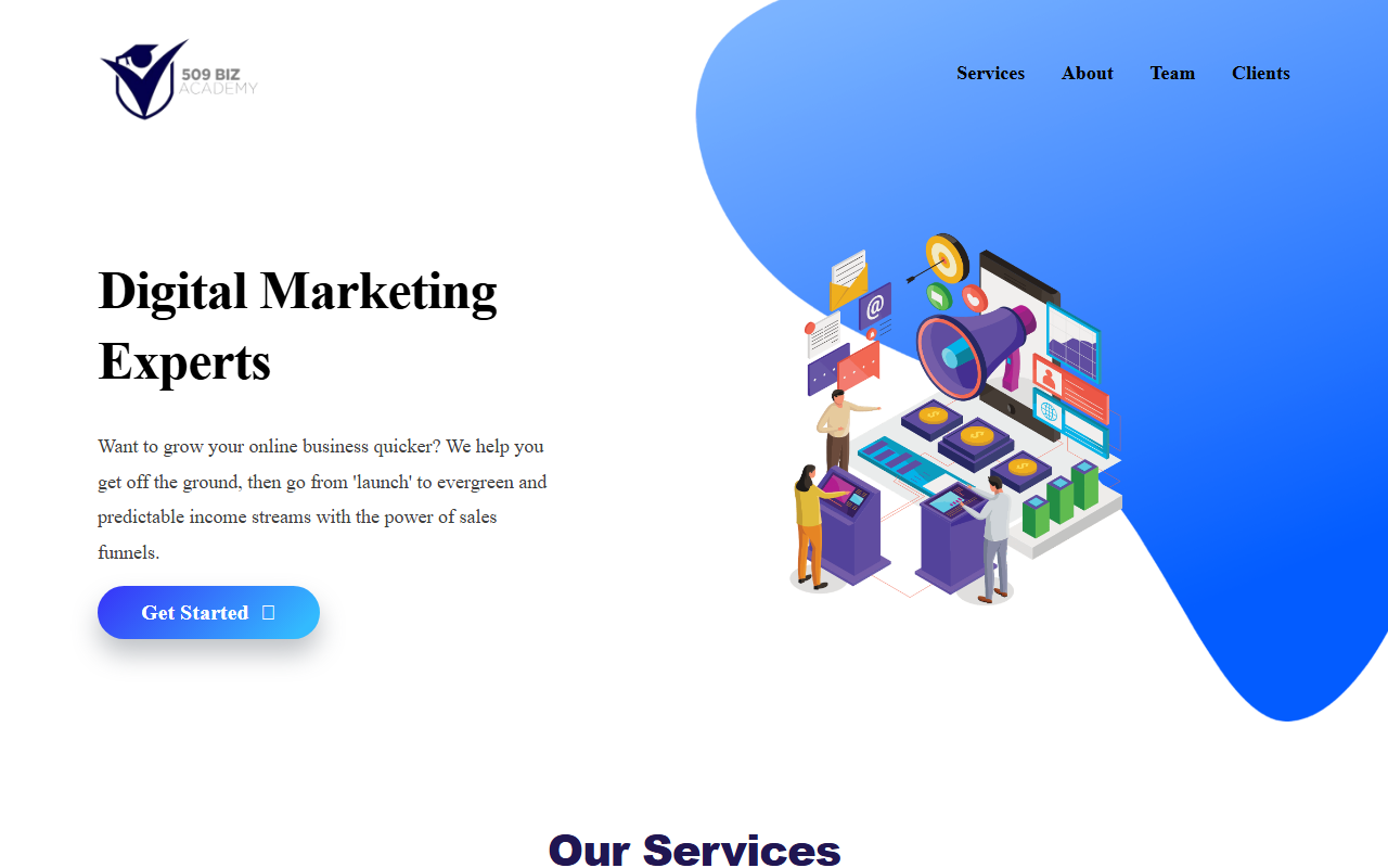 509bizacademyllc.com screenshot
